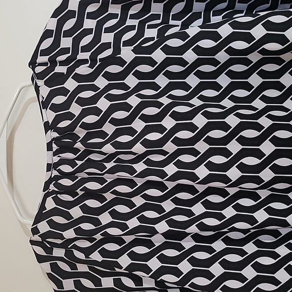 Mud Pie Women's Longsleeve Top Size Large Black & White - Picture 3 of 10